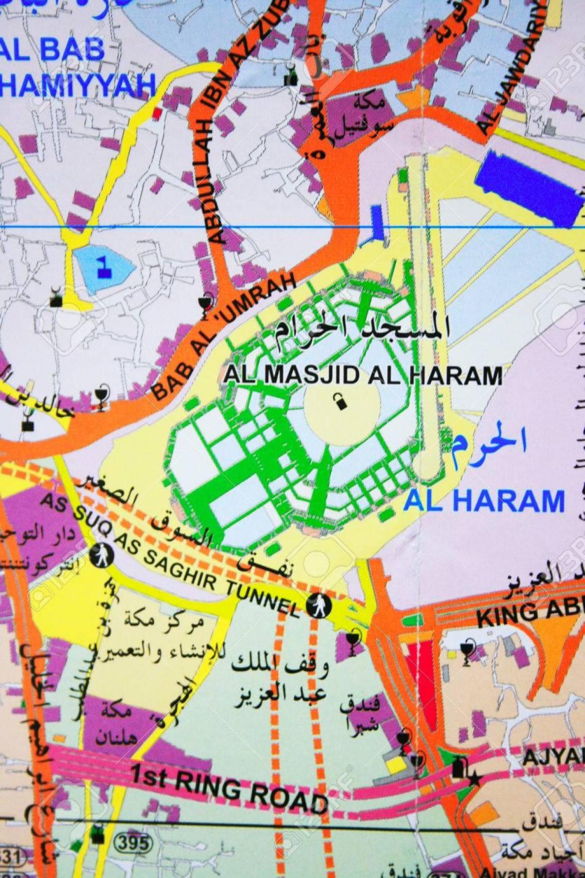 Meka haram zemljevid