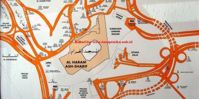 Zemljevid misfalah Makkah zemljevid