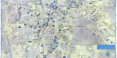Cestni zemljevid Makkah mesto