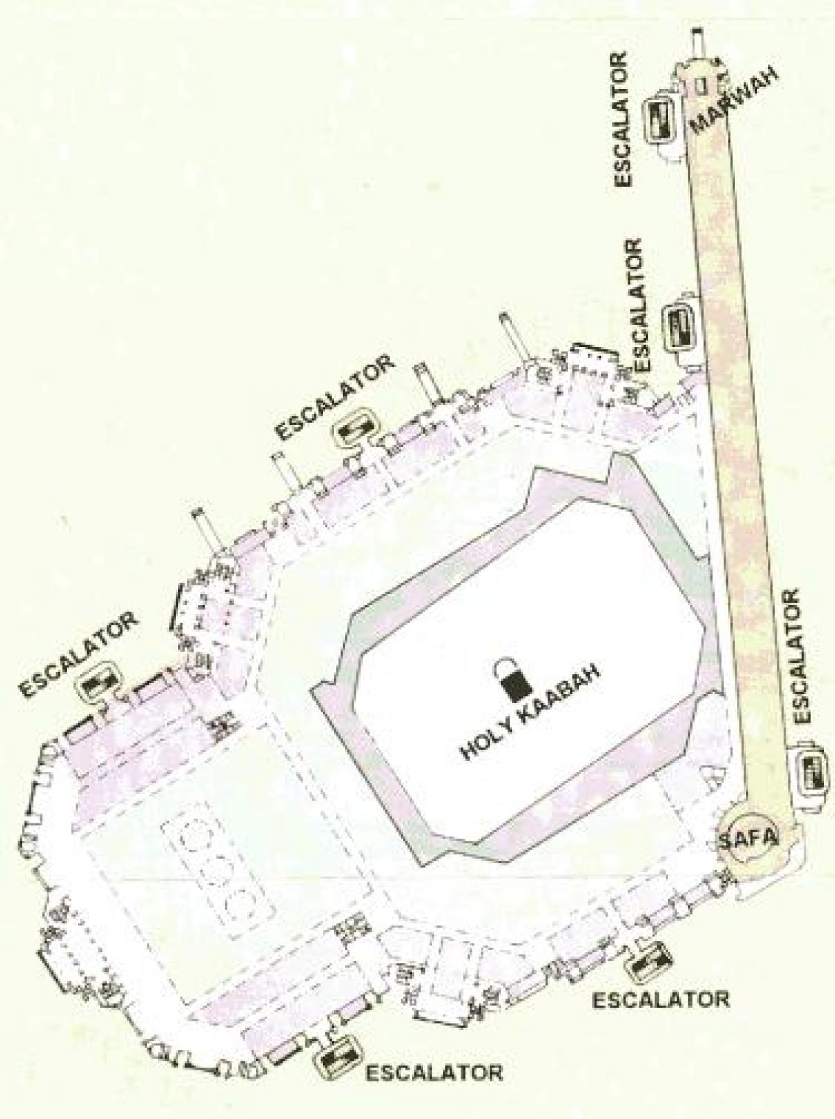 zemljevid Kaaba šarif