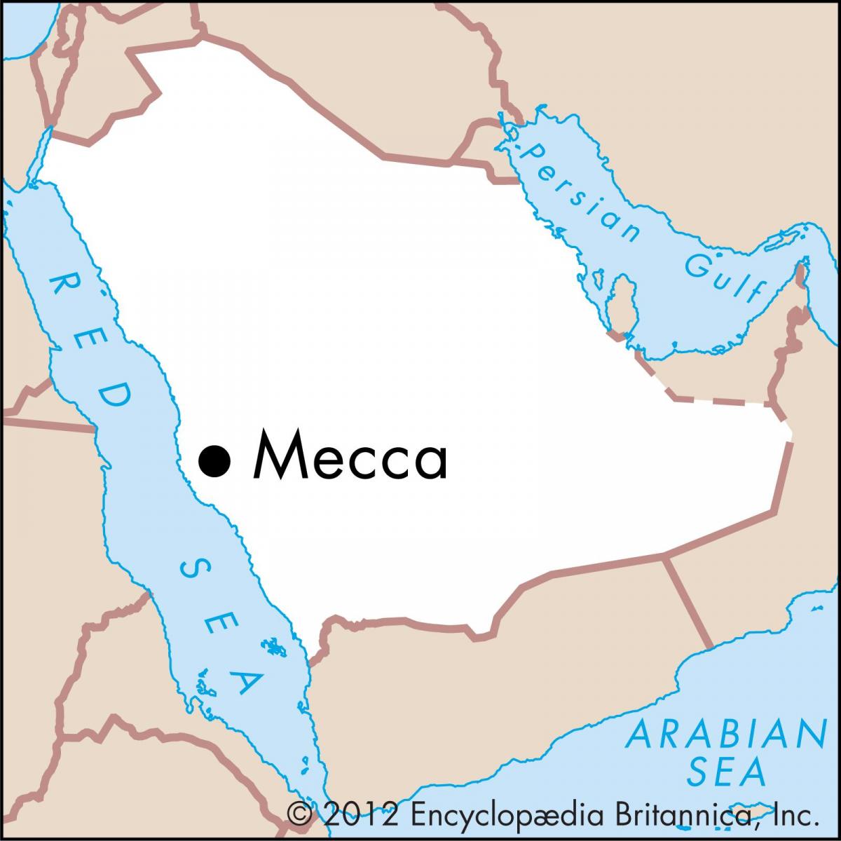 zemljevid, če shahrah e hijra Makkah 