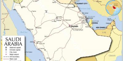 Zemljevid Makkah muzej mesto 