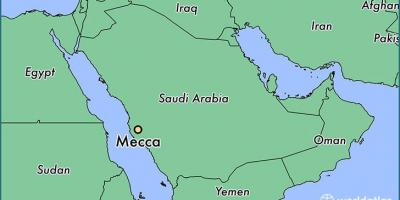 Makkah na zemljevidu